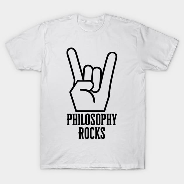 Philosophy Rocks T-Shirt by Pod_Philosopher